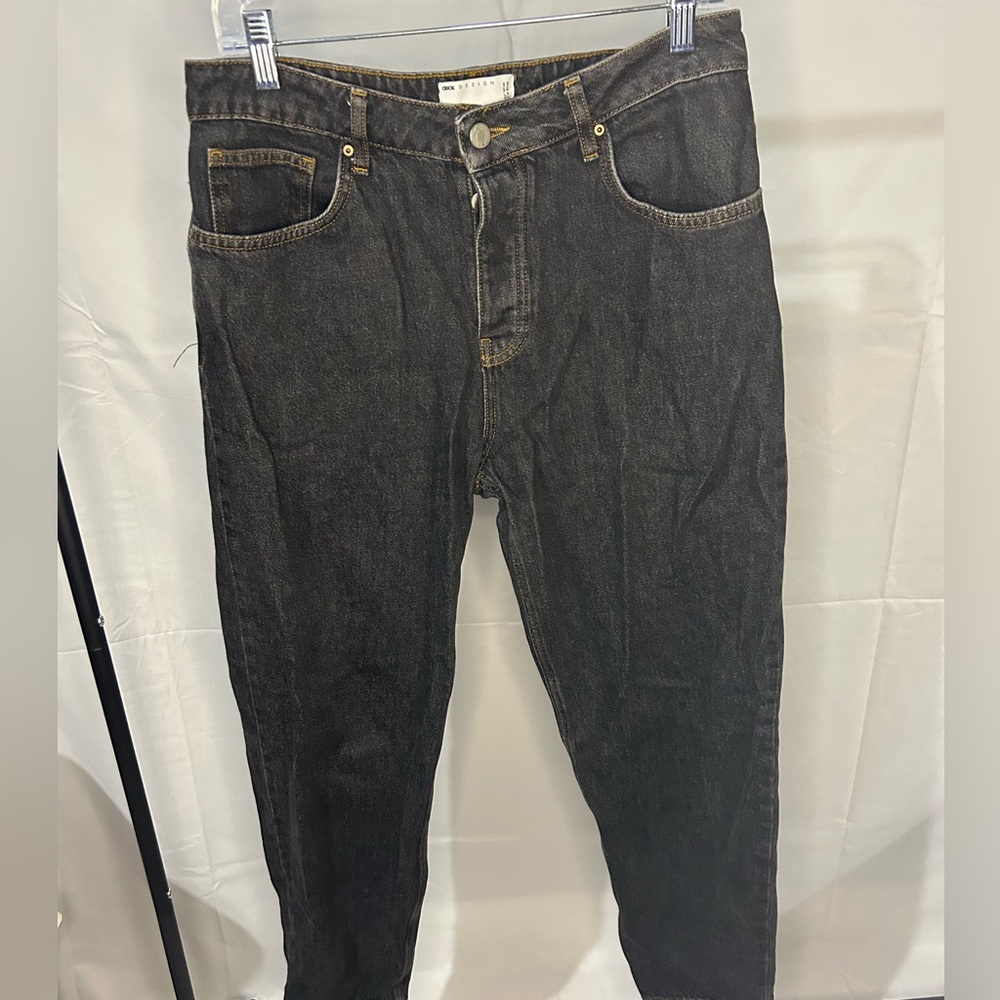 ASOS Design Jeans - Dark Grey, Size 32